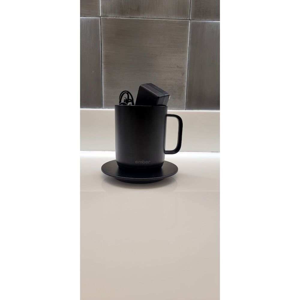 Ember Original Gen 1 Black Smart Mug Charging Coaster Tested Working CM17